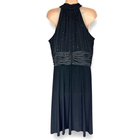 Evan Picone Black Sleeveless Dress - Picture 3 of 3